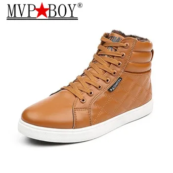 MVP BOY New Arrival 2017 Fashion Men Warm Ankle boots High Quality Flats Shoes Black Men's Casual High Top Shoes
MVP BOY New Arrival 2017 Fashion Men Warm Ankle boots High Quality Flats Shoes Black Men's Casual High Top Shoes