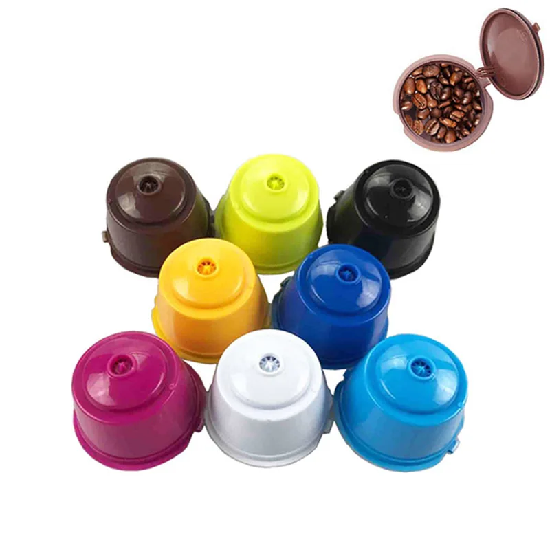 New Hot Sale 1pc 51-100ml New Refillable Easy Clean Clear Style Solid PP Coffee Capsule With Lid 8 Colors
New Hot Sale 1pc 51-100ml New Refillable Easy Clean Clear Style Solid PP Coffee Capsule With Lid 8 Colors