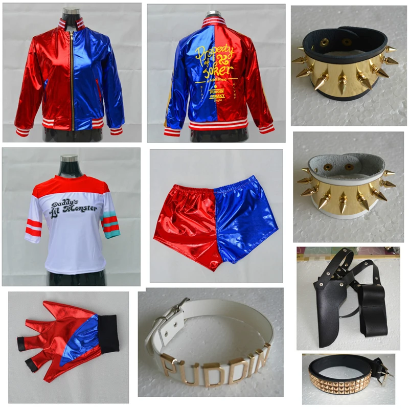 Halloween Cosplay Suicide Squad Harry Quin Role-Playing Costume Harry Quinn Jacket T-Shirt Shorts Multi-Piece Full Set Of Access
Halloween Cosplay Suicide Squad Harry Quin Role-Playing Costume Harry Quinn Jacket T-Shirt Shorts Multi-Piece Full Set Of Access