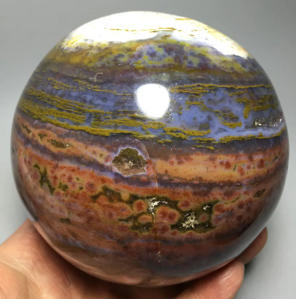 2114g Raw NATURAL OCEAN JASPER QUARTZ Geode CRYSTAL sphere BALL HEALING christian gifts
2114g Raw NATURAL OCEAN JASPER QUARTZ Geode CRYSTAL sphere BALL HEALING christian gifts