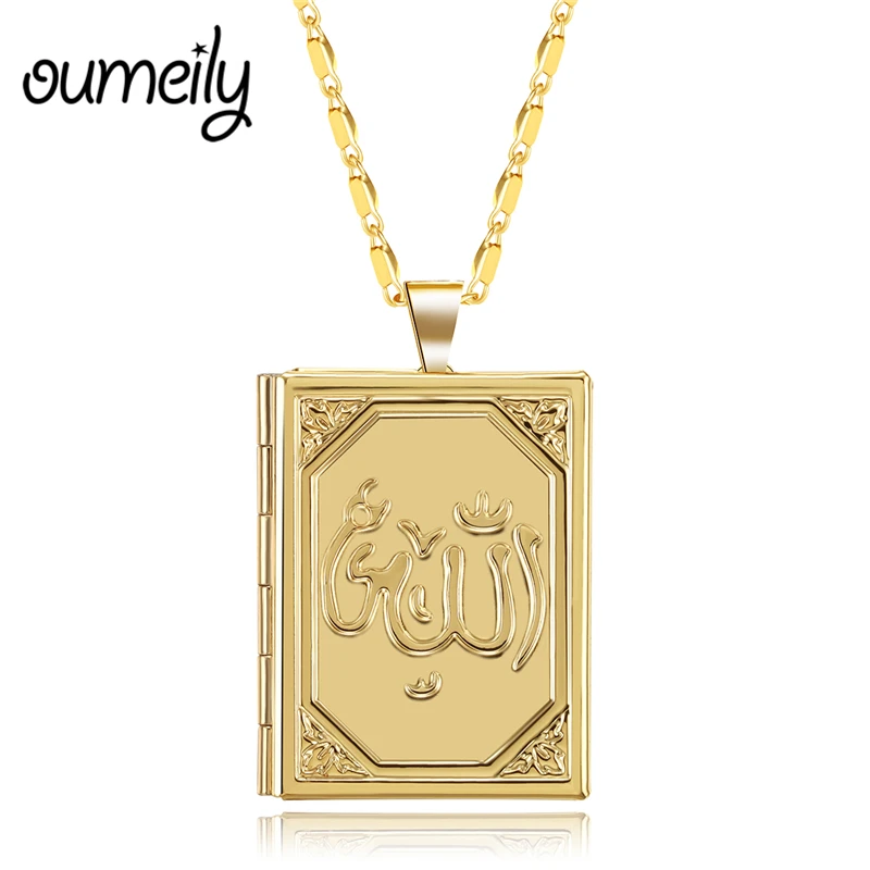 Allah Locket Necklace Pendant for Men Women Metal Gold Silver Photo Frame Memory Arab/Turks Costume Necklaces Fashion Jewelry
Allah Locket Necklace Pendant for Men Women Metal Gold Silver Photo Frame Memory Arab/Turks Costume Necklaces Fashion Jewelry