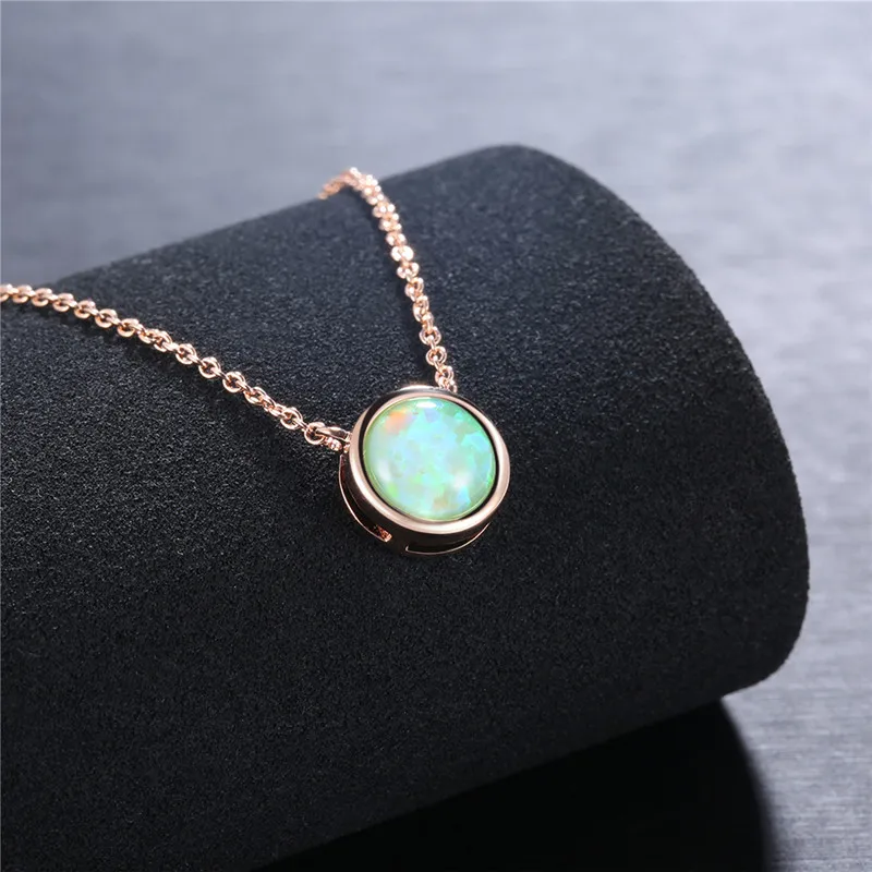 BOAKO Fashion Opal Pendants Necklaces Rose Gold Chain Choker Necklace Bohemian Jewelry for Women collares largos de moda 2018
BOAKO Fashion Opal Pendants Necklaces Rose Gold Chain Choker Necklace Bohemian Jewelry for Women collares largos de moda 2018