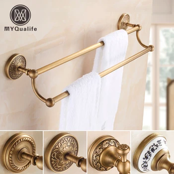Best Quality Dual Towel Bar Towel Holder Towel Rack Antique Brass Bathroom Accessories
Best Quality Dual Towel Bar Towel Holder Towel Rack Antique Brass Bathroom Accessories