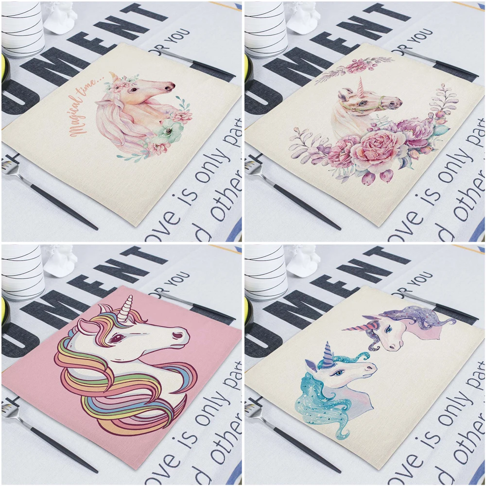 Unicorn Table Napkins Cloth Mat Wedding Napkin Linen Matting Serving Dining For Kitchen Serviettes Tea Towels 42*32Cm Guardanapo
Unicorn Table Napkins Cloth Mat Wedding Napkin Linen Matting Serving Dining For Kitchen Serviettes Tea Towels 42*32Cm Guardanapo