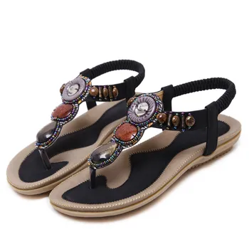 B2-7 DF Size 35-45 Girls Soft Sole Plus Size Sandals Female String Beads Slip-on Shoes Women Flat Heels Shoes Woman Summer Shoe
B2-7 DF Size 35-45 Girls Soft Sole Plus Size Sandals Female String Beads Slip-on Shoes Women Flat Heels Shoes Woman Summer Shoe