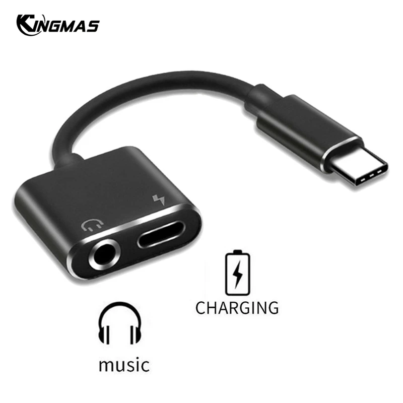 Kingmas 2 in 1 Type C otg Adapter Charger Audio Cable Type-C To 3.5mm Jack Headphone Aux Converter For Samsung Galaxy S8 S9 Plus
Kingmas 2 in 1 Type C otg Adapter Charger Audio Cable Type-C To 3.5mm Jack Headphone Aux Converter For Samsung Galaxy S8 S9 Plus