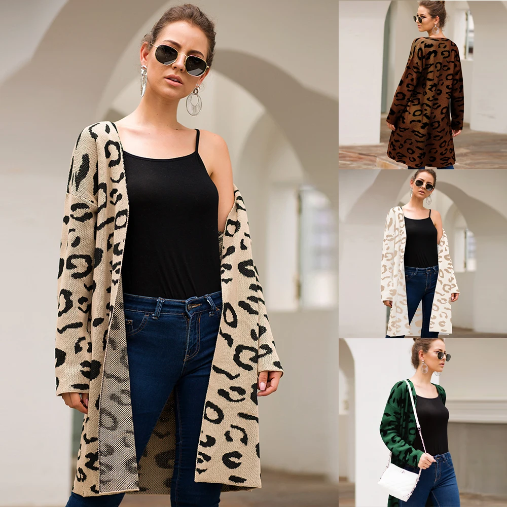 long cardigans sweater knitted women's sweater winter sweaters for female long sleeve leopard cardigans long coat female
long cardigans sweater knitted women's sweater winter sweaters for female long sleeve leopard cardigans long coat female