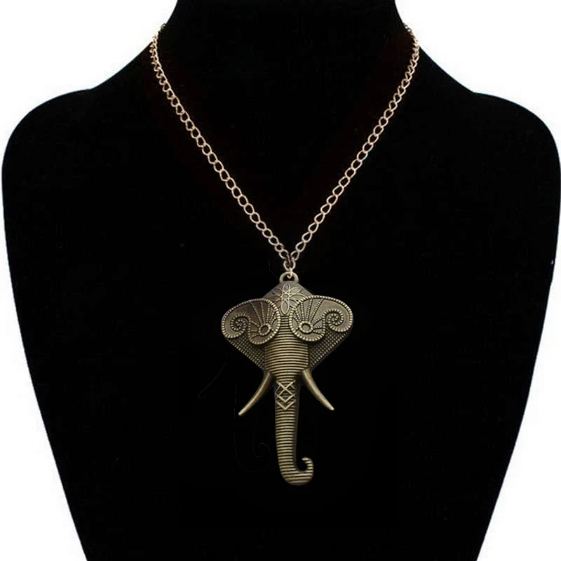 New Original Cool Style Elephant Pendant Necklace For Men Long Chain Retro Gold/Silver Elephant Pendant Necklaces For Women
New Original Cool Style Elephant Pendant Necklace For Men Long Chain Retro Gold/Silver Elephant Pendant Necklaces For Women