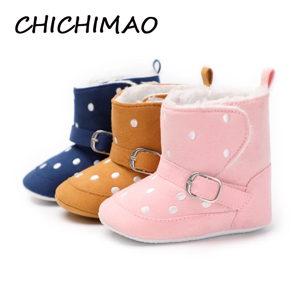 Children's Winter Boots Super Warm Snowshoes Soft Sole Anti-slip Polka Dot Boys Girls Baby Booties Shoe Christmas Crib Footwear
Children's Winter Boots Super Warm Snowshoes Soft Sole Anti-slip Polka Dot Boys Girls Baby Booties Shoe Christmas Crib Footwear