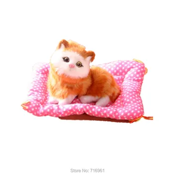 Handmade Artware Simulation Animal Toy Vocal Emulational Cat Toy Cat Artwork Handicraft for Home Car Shopwindow Decorations
Handmade Artware Simulation Animal Toy Vocal Emulational Cat Toy Cat Artwork Handicraft for Home Car Shopwindow Decorations