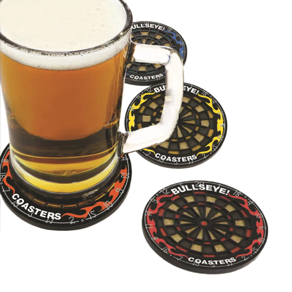 4Pcs/set Round Bullseye Coasters Dart Board Drink Bottle Beer Beverage Dining Table Placemats Coffee drink mug tea Cup Mats
4Pcs/set Round Bullseye Coasters Dart Board Drink Bottle Beer Beverage Dining Table Placemats Coffee drink mug tea Cup Mats