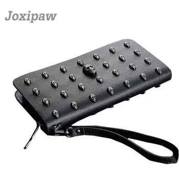 2018 Hot Sale Women Wallets Metal Skull Wallet Card Purse Leather Wristlet Portefeuille Handbags Carteira Feminina Purses
2018 Hot Sale Women Wallets Metal Skull Wallet Card Purse Leather Wristlet Portefeuille Handbags Carteira Feminina Purses