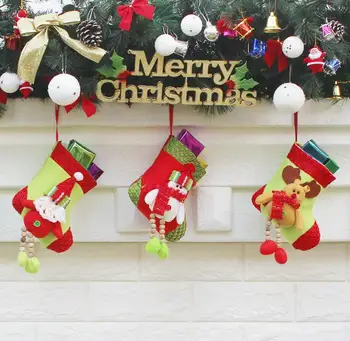 Merry Christmas 11x22x14cm santa claus+santa boy+elk set candy bag Christmas tree stand Hanging socks Gift party decor
Merry Christmas 11x22x14cm santa claus+santa boy+elk set candy bag Christmas tree stand Hanging socks Gift party decor