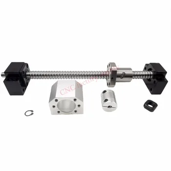 SFU1605 set:SFU1605 L400mm rolled ball screw C7 with end machined + 1605 ball nut + nut housing+BK/BF12 end support + coupler
SFU1605 set:SFU1605 L400mm rolled ball screw C7 with end machined + 1605 ball nut + nut housing+BK/BF12 end support + coupler