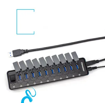 USB3.0 10 HUB Port With Power Charging And Multiple USB Splitters For Laptops Support hot swap, plug and play 66#
USB3.0 10 HUB Port With Power Charging And Multiple USB Splitters For Laptops Support hot swap, plug and play 66#