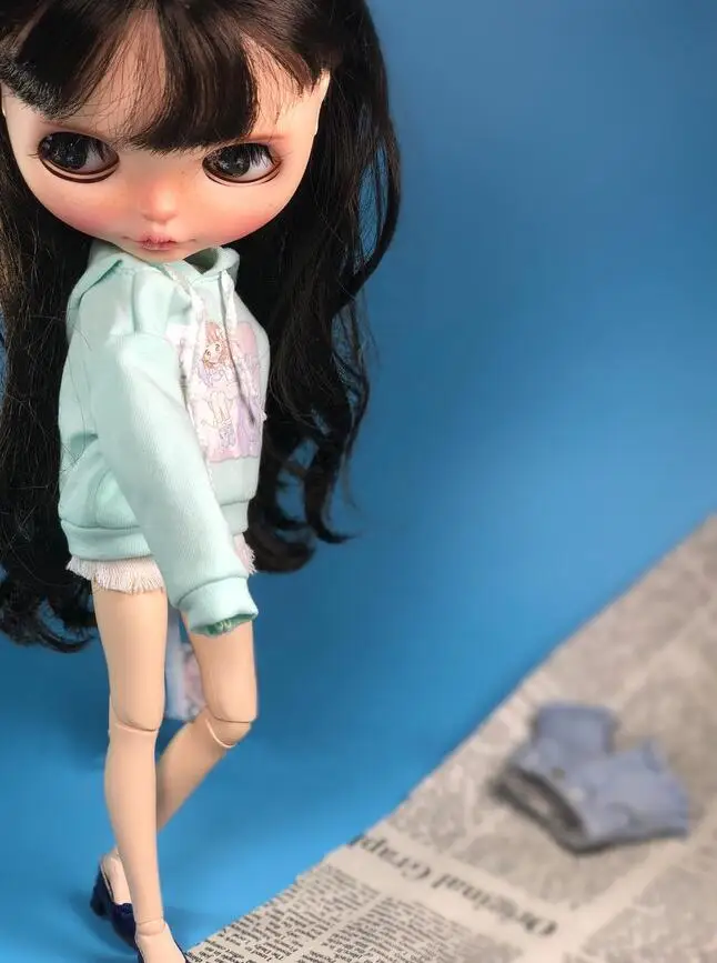 B263 Blyth Doll clothes gift 1/6 dolls Accessories handmade Off-the-shoulder t-shirt loose version 1pcs
B263 Blyth Doll clothes gift 1/6 dolls Accessories handmade Off-the-shoulder t-shirt loose version 1pcs