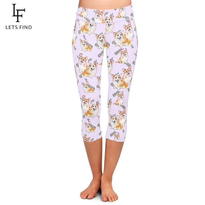 LETSFIND Summer New Arrival 3D Cute Animal Printing Corgis High Waist Fashion Fitness Capri Leggings Plus Size Women Leggings
LETSFIND Summer New Arrival 3D Cute Animal Printing Corgis High Waist Fashion Fitness Capri Leggings Plus Size Women Leggings