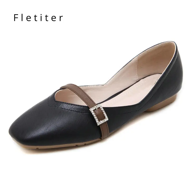 Fletiter 2018 Brand Women Flats Crystal Summer Size 35 - 40 Genuine Leather Women Shoes Woman Soft Comfortable Casual Shoes
Fletiter 2018 Brand Women Flats Crystal Summer Size 35 - 40 Genuine Leather Women Shoes Woman Soft Comfortable Casual Shoes