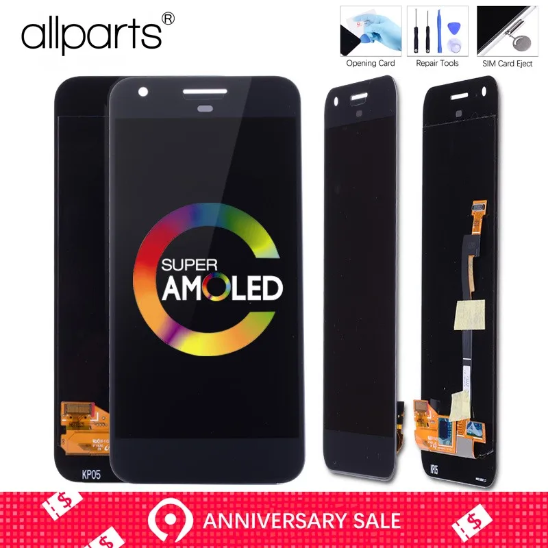 5.0" AMOLED Original Display For Google Pixel LCD Touch Screen Digitizer Replacement for Google Pixel 1 Display HTC Nexus S1 LCD
5.0" AMOLED Original Display For Google Pixel LCD Touch Screen Digitizer Replacement for Google Pixel 1 Display HTC Nexus S1 LCD