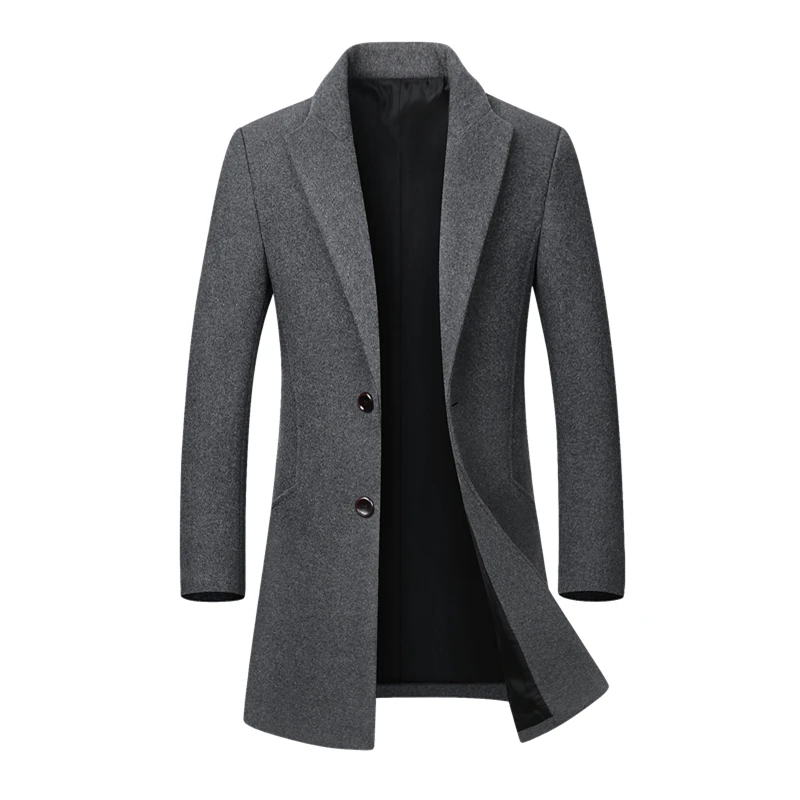 2019 Winter Casual Thick Woolen Coats Men's Stand Collar Slim Fit Jackets Manteau Homme Peacoat Overcoat Trench Wool Parka Coats
2019 Winter Casual Thick Woolen Coats Men's Stand Collar Slim Fit Jackets Manteau Homme Peacoat Overcoat Trench Wool Parka Coats