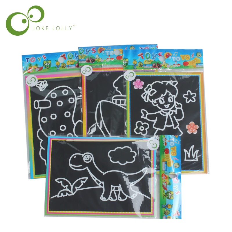 10 pcs 13x 9.8cm Scratch Art Paper Magic Painting Paper with Drawing Stick For Kids Toy Colorful Drawing Toys
10 pcs 13x 9.8cm Scratch Art Paper Magic Painting Paper with Drawing Stick For Kids Toy Colorful Drawing Toys