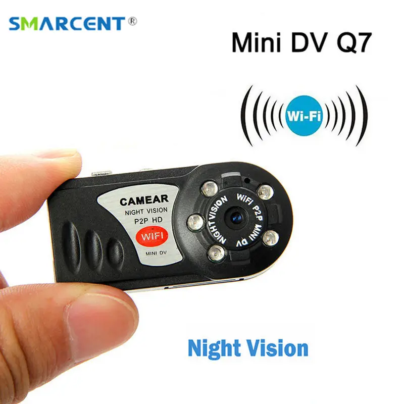 SMARCENT Q7 Mini Camera Wifi Wireless Secret Camera Camcorder Video Recorder Infrared Night Vision Motion Detection Micro Camara
SMARCENT Q7 Mini Camera Wifi Wireless Secret Camera Camcorder Video Recorder Infrared Night Vision Motion Detection Micro Camara