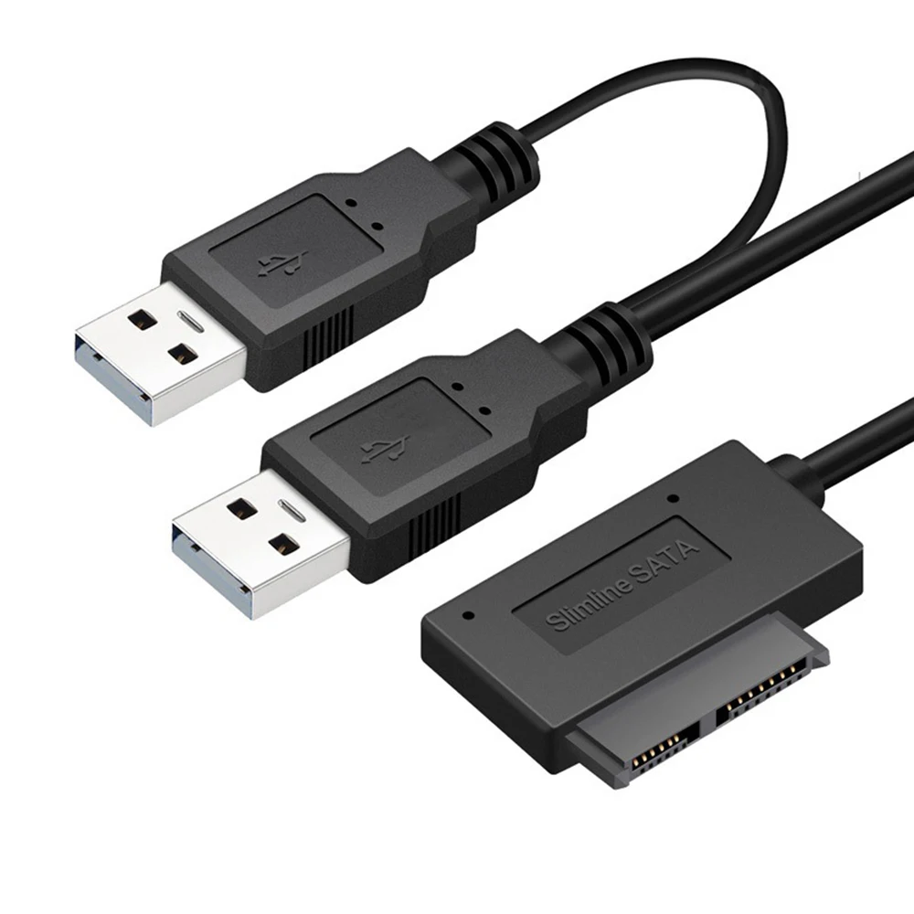 NEW Slimline SATA to USB 3.0 SATA7+6 13 Pin Sata Cable CD Driver Recording Line for Notebook Laptop HDD Drive Adapter Free Drive
NEW Slimline SATA to USB 3.0 SATA7+6 13 Pin Sata Cable CD Driver Recording Line for Notebook Laptop HDD Drive Adapter Free Drive