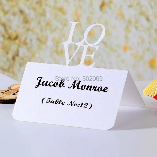 50pcs Love Heart Laser Cut Wedding Party Table Wine Food Guest Name Place Cards Favor Decoration
50pcs Love Heart Laser Cut Wedding Party Table Wine Food Guest Name Place Cards Favor Decoration