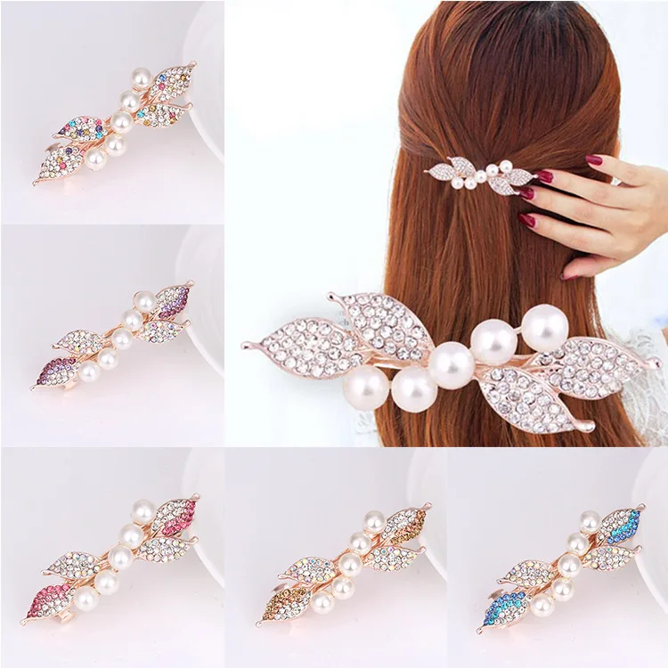 Hot Sale Pearls Hair Clip Pins for Women Girls Spring Fashion Rhinestone Diamond Beaded Metal Hairpin Hair Accessories
Hot Sale Pearls Hair Clip Pins for Women Girls Spring Fashion Rhinestone Diamond Beaded Metal Hairpin Hair Accessories