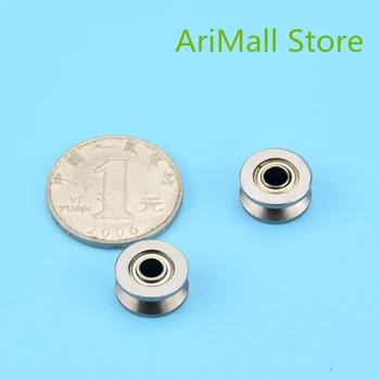 5pcs 4*13*6mm V groove concave wheel steel 604zz wire pulley rolling bearing pulley for 3D printer 
5pcs 4*13*6mm V groove concave wheel steel 604zz wire pulley rolling bearing pulley for 3D printer