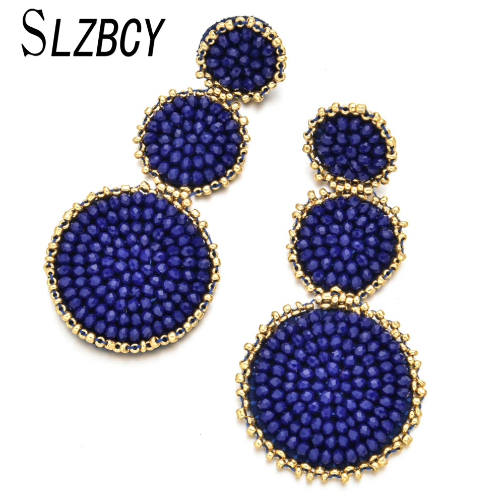 Bohemian Crystal Beads Multi Layer Round Drop Earrings For Women Oversize Long Statement Dangle Earring Brincos Fashion Jewelry
Bohemian Crystal Beads Multi Layer Round Drop Earrings For Women Oversize Long Statement Dangle Earring Brincos Fashion Jewelry