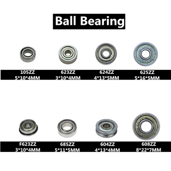 10Pcs Double Shielded Miniature High-carbon Steel 608ZZ 105ZZ 623ZZ 624ZZ 625ZZ 685ZZ F623ZZ 604ZZ Deep Groove Ball Bearing
10Pcs Double Shielded Miniature High-carbon Steel 608ZZ 105ZZ 623ZZ 624ZZ 625ZZ 685ZZ F623ZZ 604ZZ Deep Groove Ball Bearing