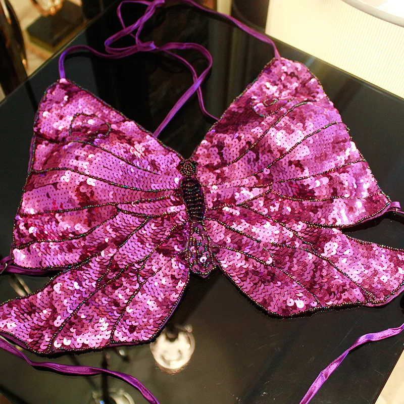 DJGRSTER 2019 New Sexy Women Pole Dancing Costume Butterfly Bellyband V-Neck Sequins Bandage Bra Nightclub Ds Dance Costumes
DJGRSTER 2019 New Sexy Women Pole Dancing Costume Butterfly Bellyband V-Neck Sequins Bandage Bra Nightclub Ds Dance Costumes