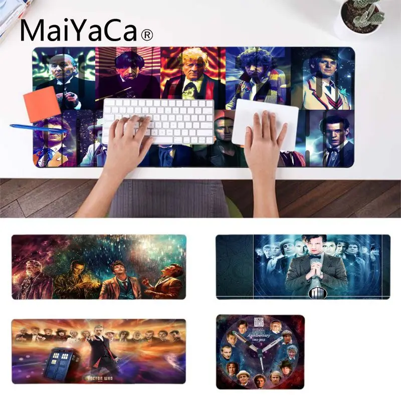 MaiYaCa простой дизайн Doctor who высокоскоростной новый коврик для мыши большой Lockedge ПК