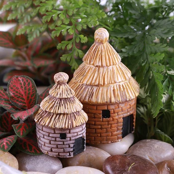 Thatched Cottages House Miniature Fairy Garden Home Houses Decoration Mini Craft Micro Landscaping Decor DIY Accessories
Thatched Cottages House Miniature Fairy Garden Home Houses Decoration Mini Craft Micro Landscaping Decor DIY Accessories