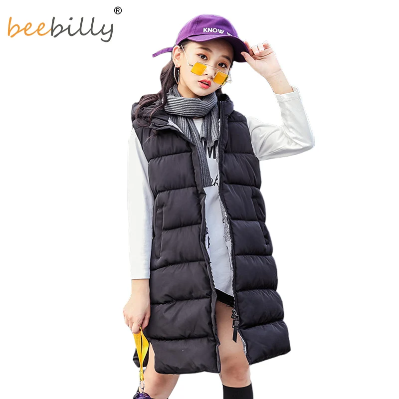 2019 Girls Vests Winter Kids hooded Thick Vests Fashion Children's Solid Cotton Waistcoat Warm Outwear Jackets for Girl Clothes
2019 Girls Vests Winter Kids hooded Thick Vests Fashion Children's Solid Cotton Waistcoat Warm Outwear Jackets for Girl Clothes