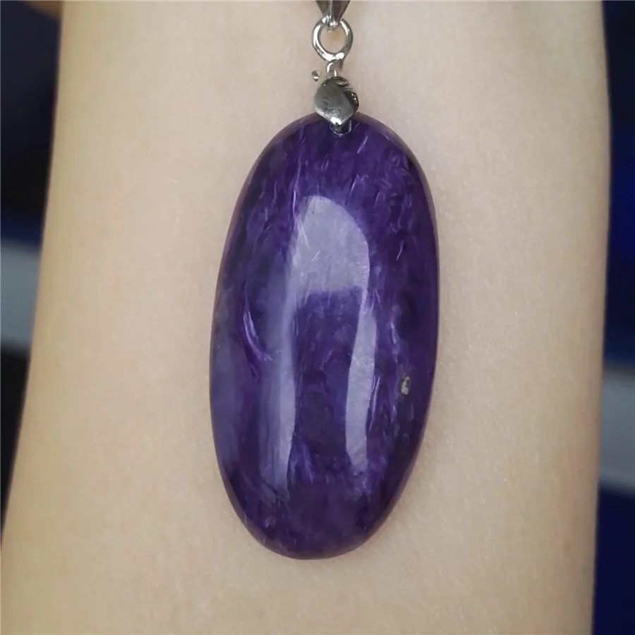 Women Men Necklace Natural Stone Pendant Healing Gemstone Crystal Purple Natural Charoite Pendant 38*19*10mm
Women Men Necklace Natural Stone Pendant Healing Gemstone Crystal Purple Natural Charoite Pendant 38*19*10mm