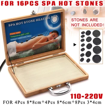 Kifit 1Pcs Bamboo Hot Stone Heater Kit Carry Case Box for 16Pcs 220V 110V Spa Hot Stones Massage Natural 31cmx22cmx4.5cm
Kifit 1Pcs Bamboo Hot Stone Heater Kit Carry Case Box for 16Pcs 220V 110V Spa Hot Stones Massage Natural 31cmx22cmx4.5cm