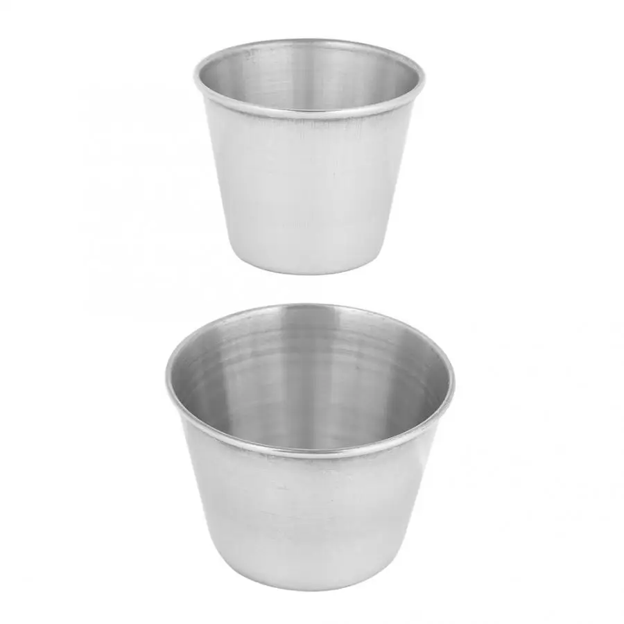 4pcs Portable Stainless Steel Wine Cup Butter Cup Condiment Dipping Cup Wine Cups
4pcs Portable Stainless Steel Wine Cup Butter Cup Condiment Dipping Cup Wine Cups