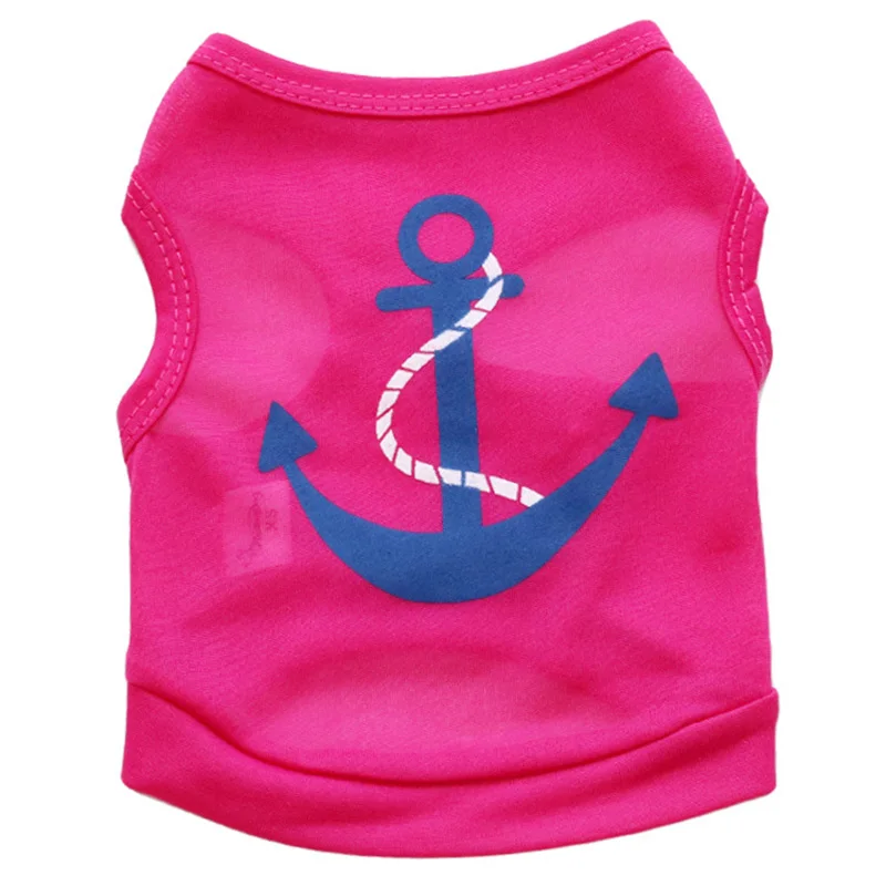 Summer Pet Dog Clothes Anchor Printed Soft Cotton Dog Vest Shirt Chihuahua Clothing Cheap Dog Clothes for Small Dogs XS-L
Summer Pet Dog Clothes Anchor Printed Soft Cotton Dog Vest Shirt Chihuahua Clothing Cheap Dog Clothes for Small Dogs XS-L