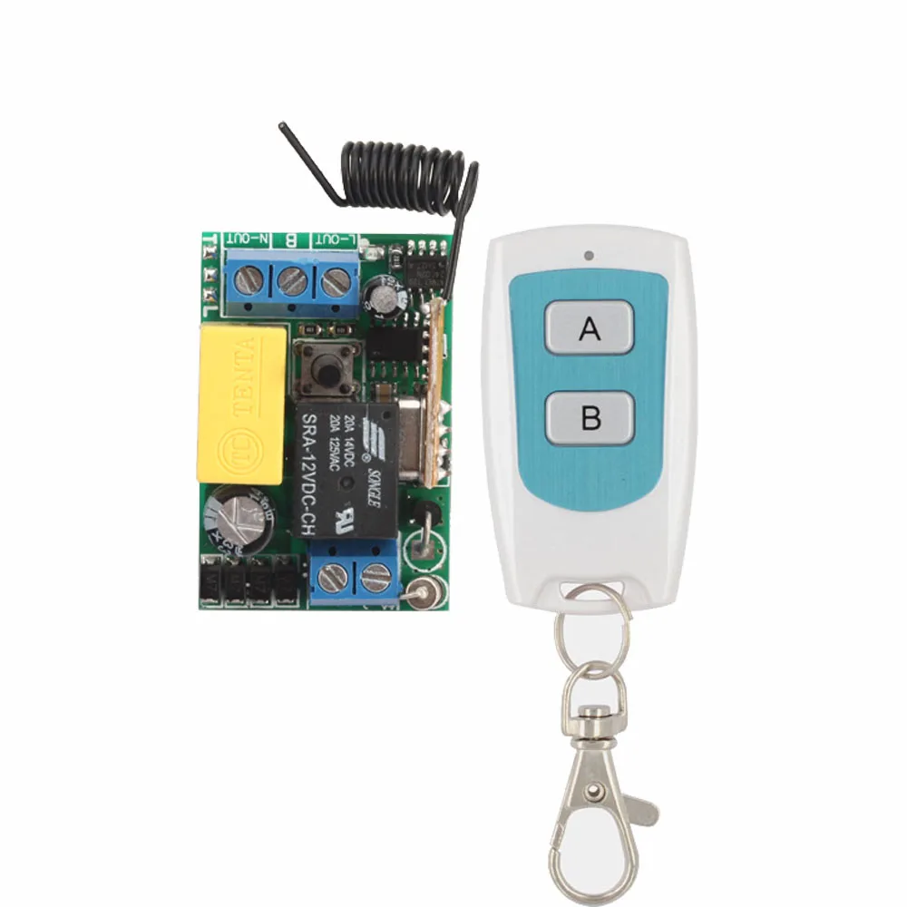 AC 220V 10A Wireless Remote Control Switch White 2 Button Remote Transmitter Lights Wall Lamps Wireless TX
AC 220V 10A Wireless Remote Control Switch White 2 Button Remote Transmitter Lights Wall Lamps Wireless TX