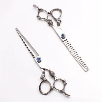 7" 19.5cm JP 440C Engraving Logo Thinning Shears Cutting Scissors Barber Scissors Clippers for Dog or Human Hair Scissors C9109
7" 19.5cm JP 440C Engraving Logo Thinning Shears Cutting Scissors Barber Scissors Clippers for Dog or Human Hair Scissors C9109