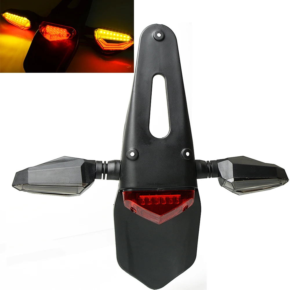 Motorcycle Trial Bike Fender 12 LED Brake Stop Rear Tail Light CR80R CR85R CRF125F Motorbike Taillights Turn Signals Light Lamp
Motorcycle Trial Bike Fender 12 LED Brake Stop Rear Tail Light CR80R CR85R CRF125F Motorbike Taillights Turn Signals Light Lamp