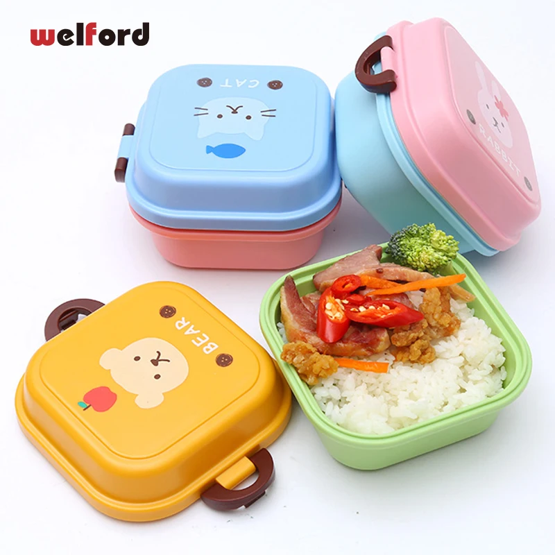 Cartoon Lunch Box Food Double Layer Food Fruit Container Storage Box Picnic Plastic Bento Box For child Kids Microwavable
Cartoon Lunch Box Food Double Layer Food Fruit Container Storage Box Picnic Plastic Bento Box For child Kids Microwavable