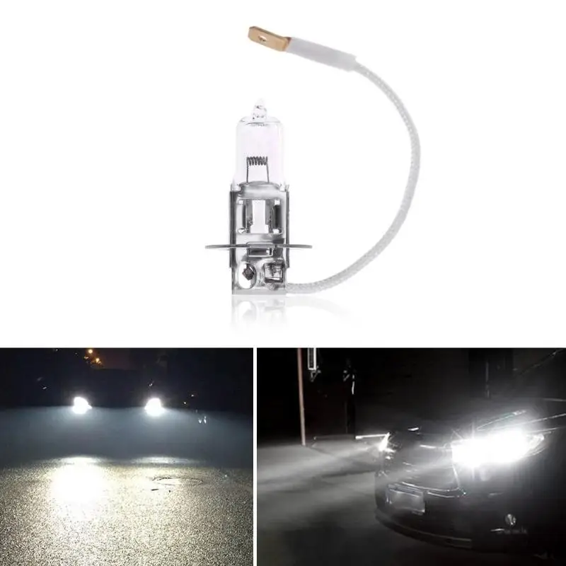 VODOOL 1pcs Car Lights H3 24V 55W 3000K White Car Xenon High/Low Beam Fog Lamp Halogen Bulb No Error LED Light MGO3
VODOOL 1pcs Car Lights H3 24V 55W 3000K White Car Xenon High/Low Beam Fog Lamp Halogen Bulb No Error LED Light MGO3