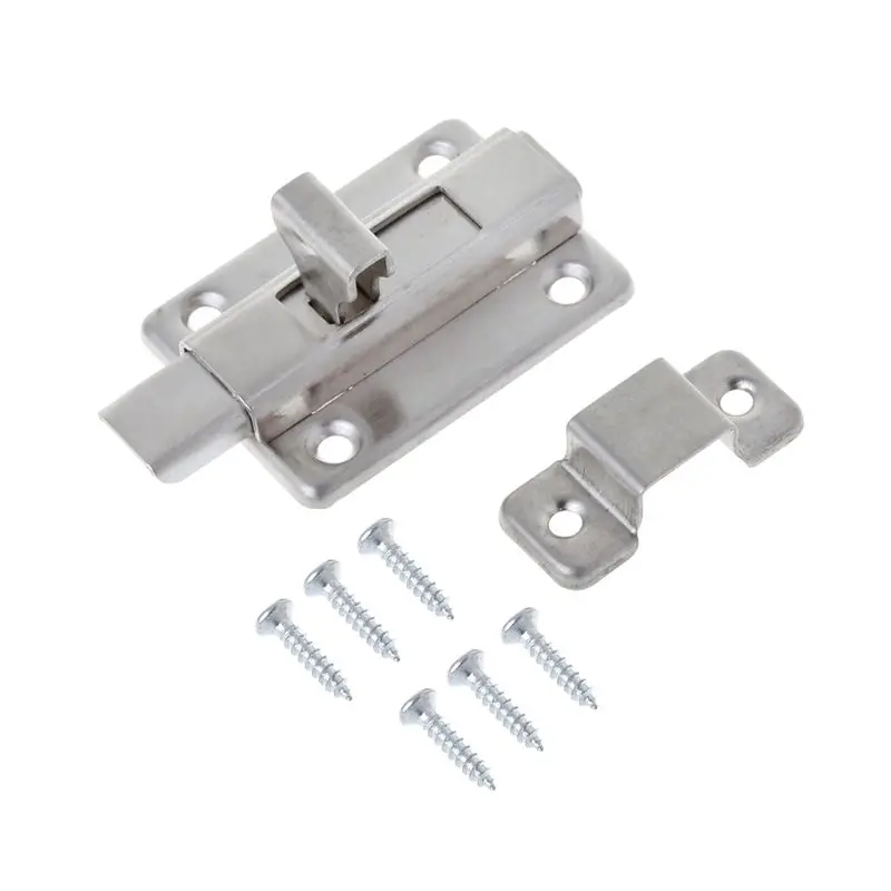 Stainless Steel Spring Latch Slide Door Lock Security Gate Barrel Bolt Padlock qiang
Stainless Steel Spring Latch Slide Door Lock Security Gate Barrel Bolt Padlock qiang