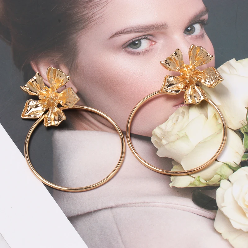 FASHIONSNOOPS Geometric Maxi Drop Earrings For Women Wedding Vintage Flower Gold Color Punk Statment Gifts Earrings Jewelry
FASHIONSNOOPS Geometric Maxi Drop Earrings For Women Wedding Vintage Flower Gold Color Punk Statment Gifts Earrings Jewelry