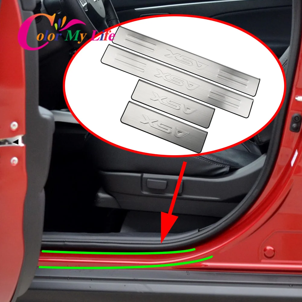 Car Door Sill Plates for Mitsubishi ASX 2011 - 2018 Car Door Scuff Plate Stainless Steel Cover for ASX Interior Accessories
Car Door Sill Plates for Mitsubishi ASX 2011 - 2018 Car Door Scuff Plate Stainless Steel Cover for ASX Interior Accessories