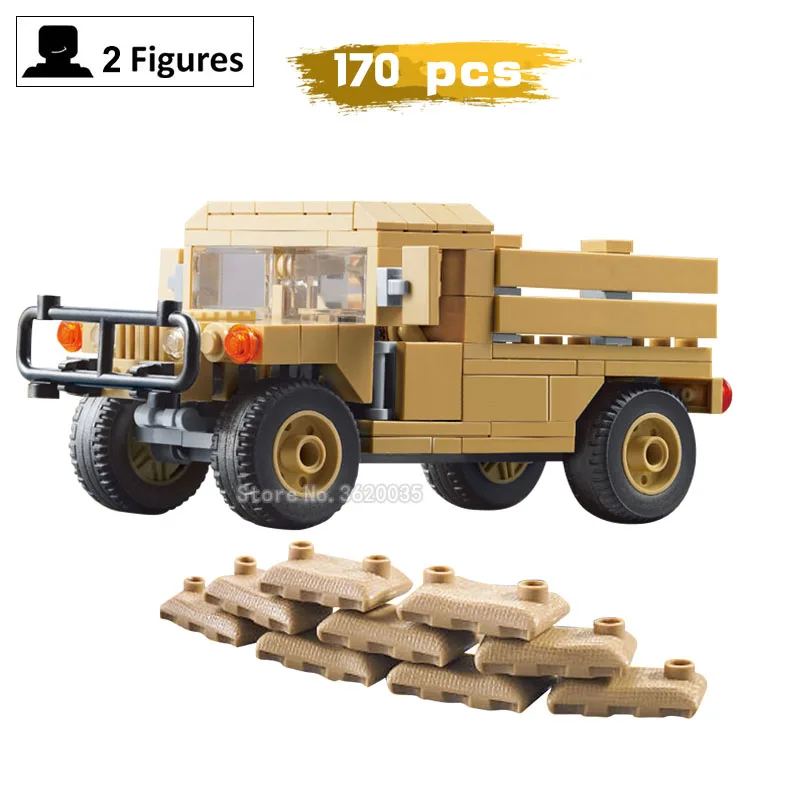 Military Armed Transporter WW2 compatible legoinglys Assemble Building Blocks model figures Weapons toys for children gift
Military Armed Transporter WW2 compatible legoinglys Assemble Building Blocks model figures Weapons toys for children gift