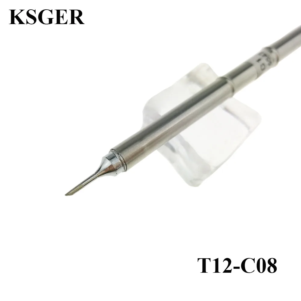 T12-C08 Electronic Soldering Iron Tips 220v 70W For KSGER FX-951 FX-952 Soldering Rework Station Welding Tools STC Controller
T12-C08 Electronic Soldering Iron Tips 220v 70W For KSGER FX-951 FX-952 Soldering Rework Station Welding Tools STC Controller